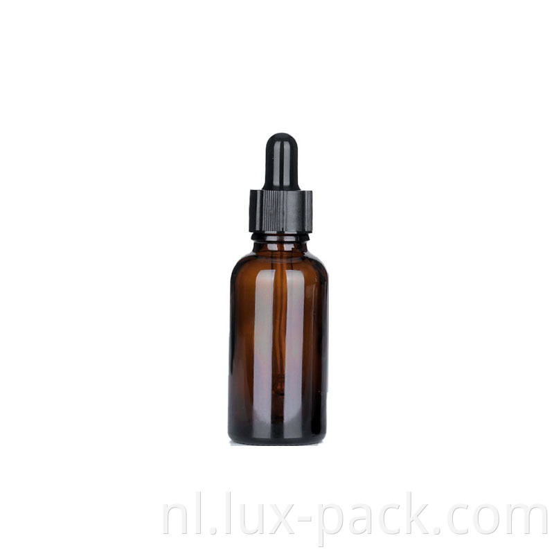 Groothandel 5ml 10 ml 15 ml 20 ml 30 ml 50 ml 100 ml Amber Druppper Essentiële oliefles